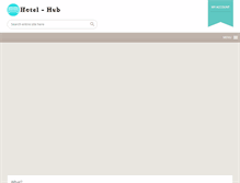 Tablet Screenshot of hotel-hub.com